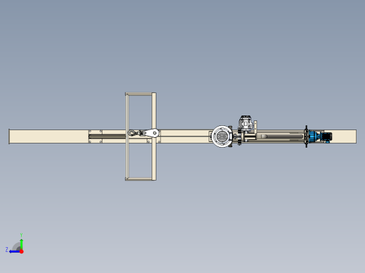 夹具吊臂起重机3D数模图纸 Solidwors设计 附STEP格式右视缩略图