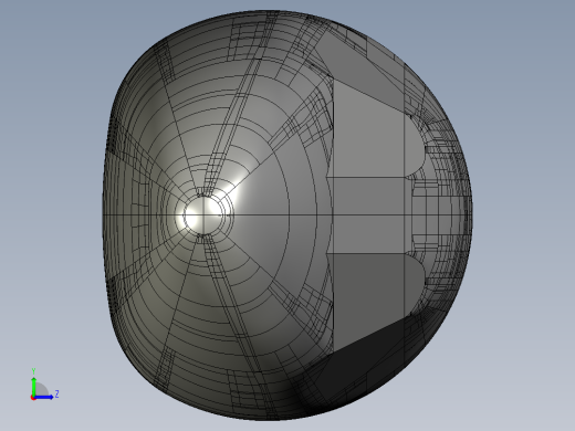 飞机驾驶舱模型左视缩略图