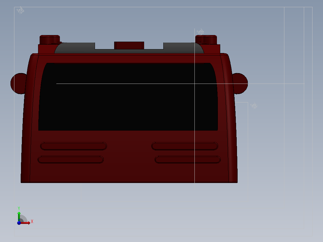 solidworks 消防车前视图
