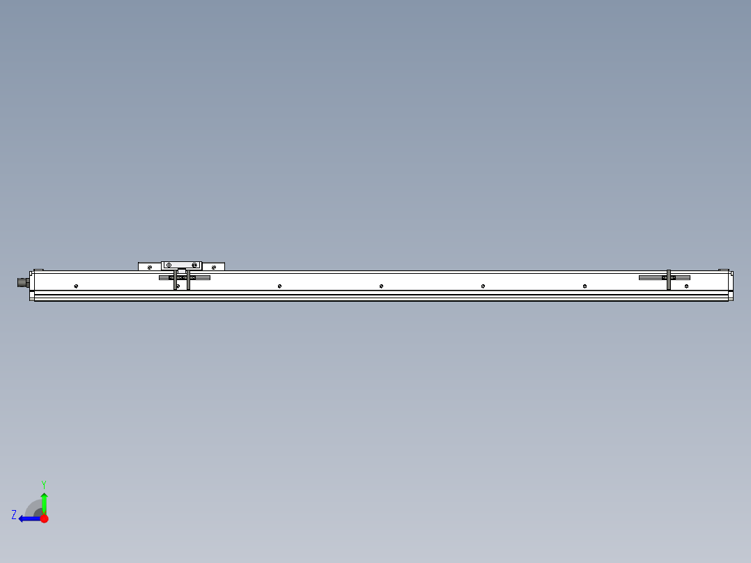 Toyo东佑达直线模组-ECH10-950-M+煞車右视图