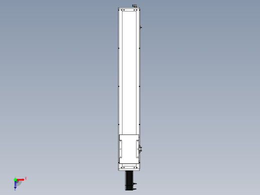 Toyo东佑达直线模组-ECH17-950-BC-400W+煞車俯视缩略图