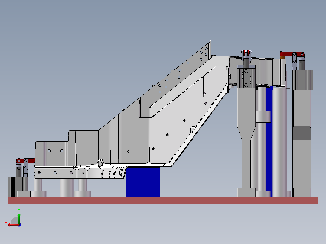 螺套装配机后视图