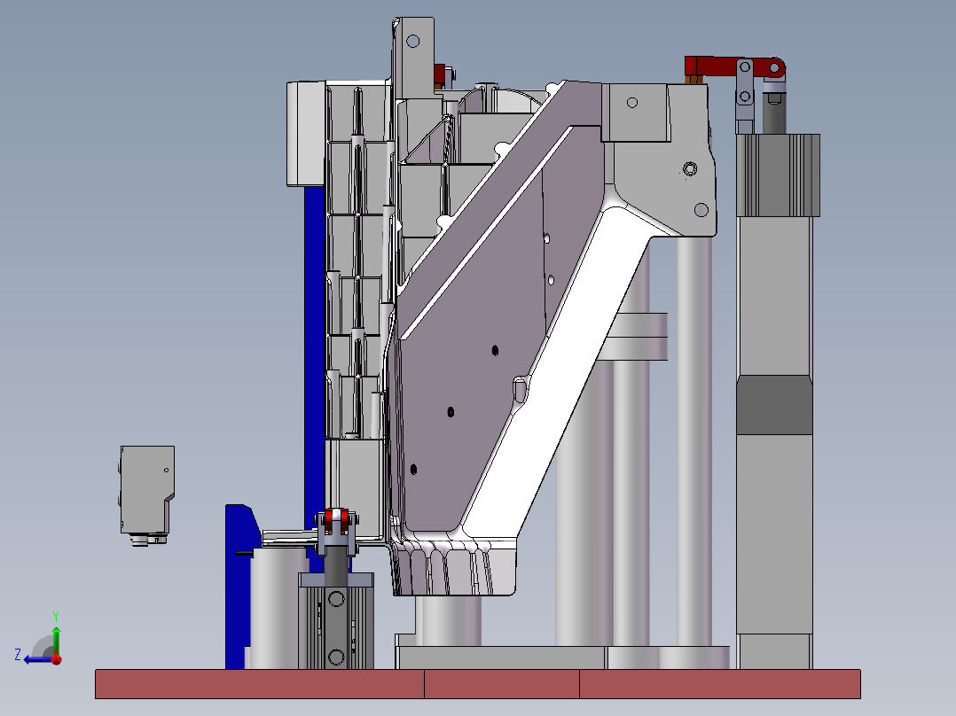 螺套装配机右视图