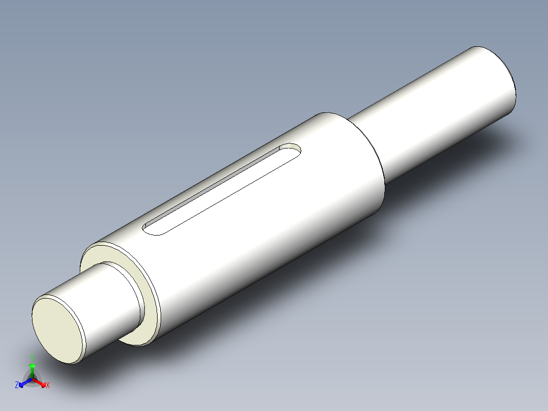 轴零件加工工艺说明+数控程序 3d图 +2d cad图纸主视图