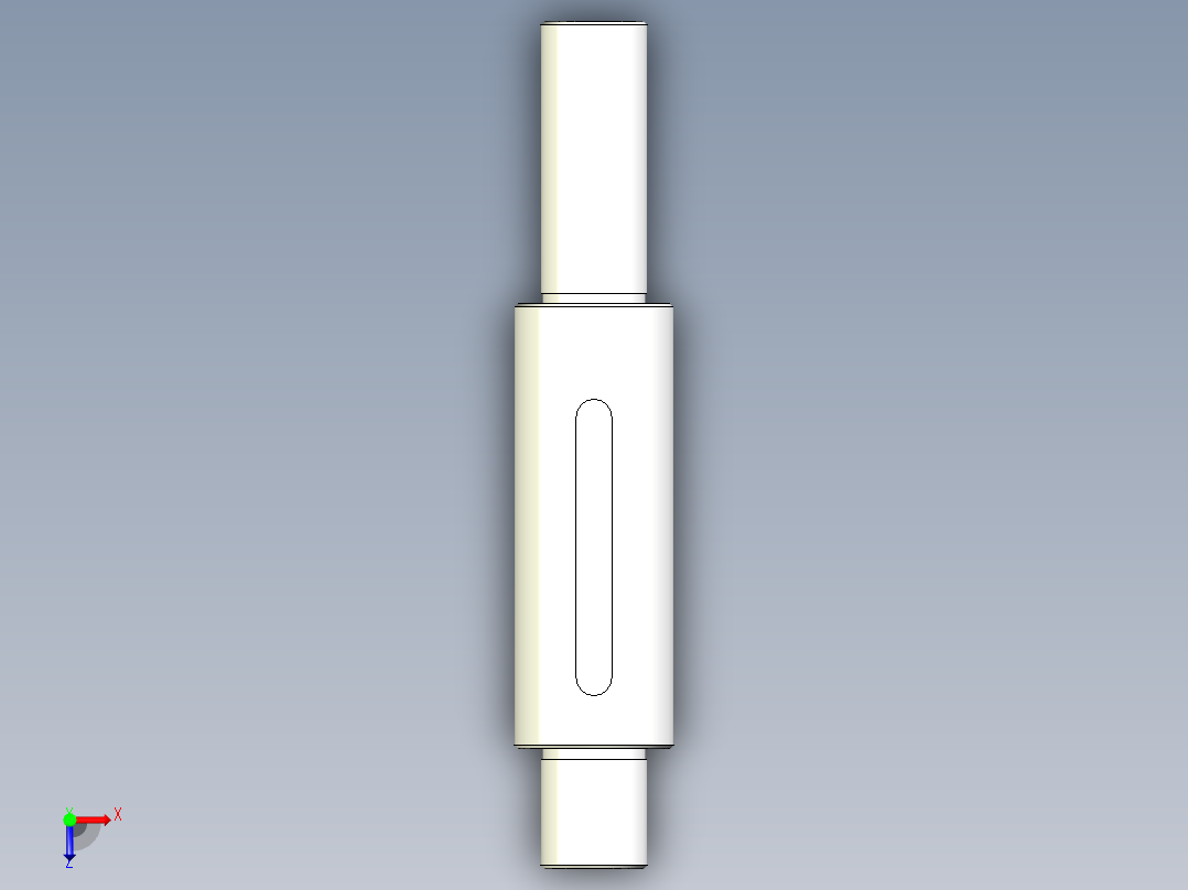 轴零件加工工艺说明+数控程序 3d图 +2d cad图纸俯视图