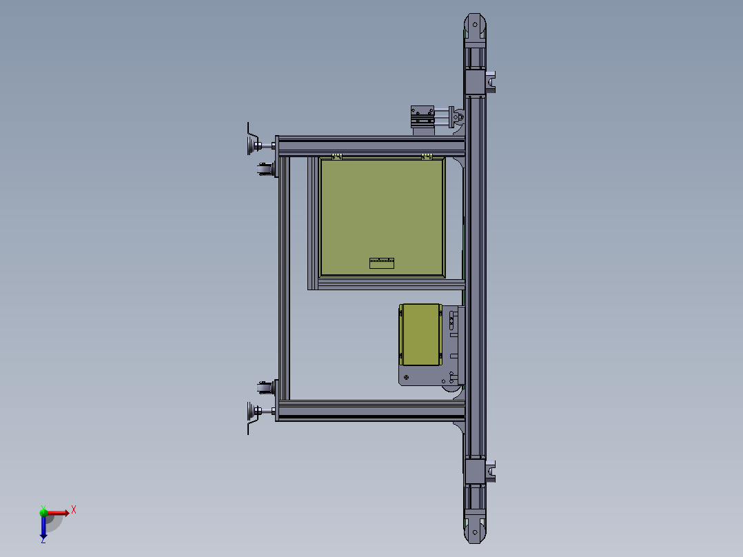 2M 皮带传送线俯视图