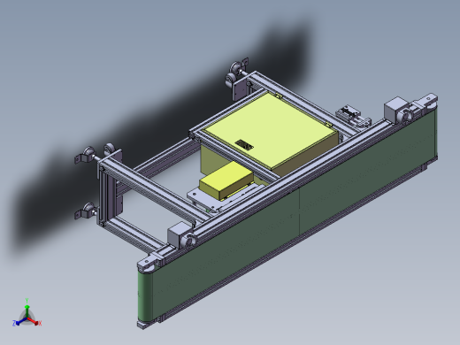 2M 皮带传送线正等轴测缩略图