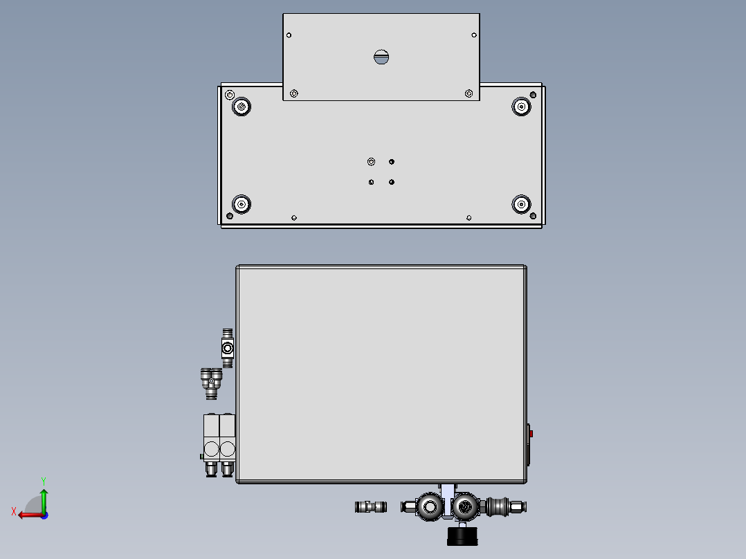 A180 Power button-Shaft压入治具后视图