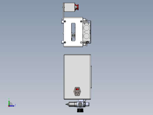 A180 Power button-Shaft压入治具左视缩略图