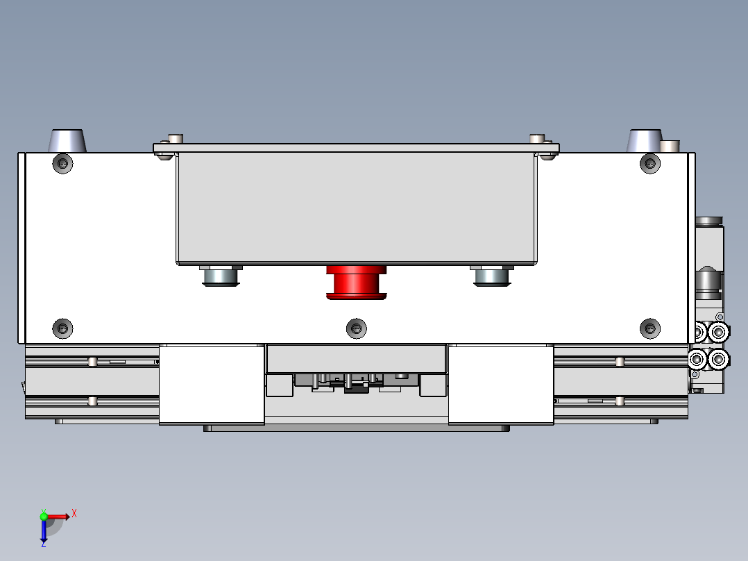 A180 Power button-Shaft压入治具俯视图
