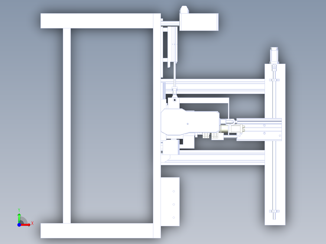 用于轴类外观检测的设备含三维二维说明书1505298===200前视图
