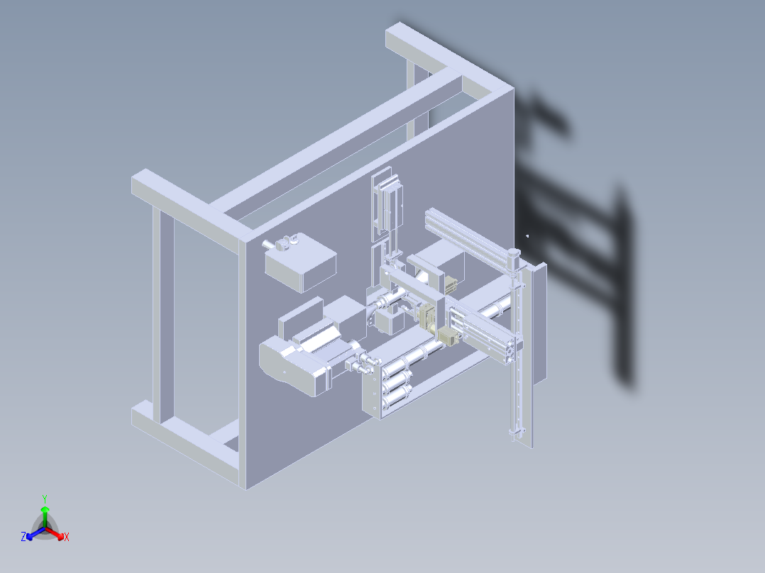 用于轴类外观检测的设备含三维二维说明书1505298===200正等轴测图