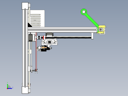 电机为 Nema 17的3d打印机左视缩略图