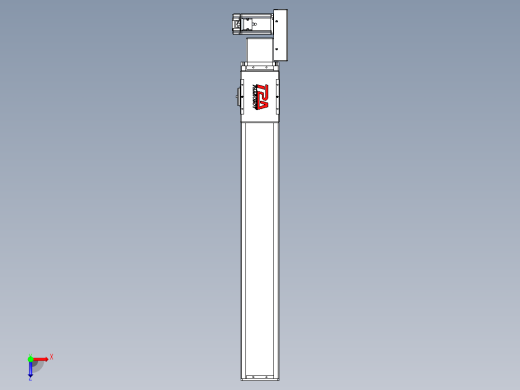 同步带全封闭直线模组TPA-HCB-110D-90-L700-ML-Y-P40-N3俯视缩略图