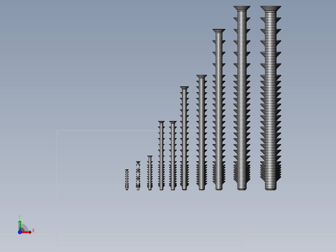 DIN 965 Ph螺栓全系列sw2021前视图