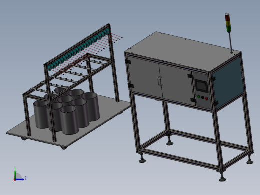 自动化扭线机、铜线扭麻花设备左视缩略图