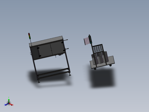 自动化扭线机、铜线扭麻花设备正等轴测缩略图