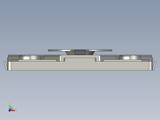 14毫米方形SMD轻触开关前视缩略图