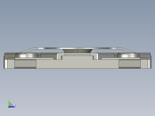 14毫米方形SMD轻触开关左视缩略图