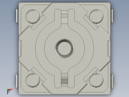 14毫米方形SMD轻触开关俯视缩略图