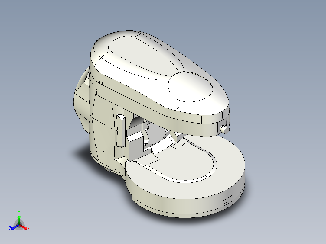 IRB7600-SW6_400-255六轴工业机器人资料正等轴测图