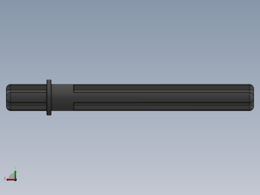 乐高机械组车桥-32209 OldDkGray Technic Axle 5.5 with Stop后视缩略图