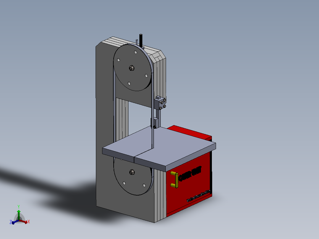 立式锯床设计模型