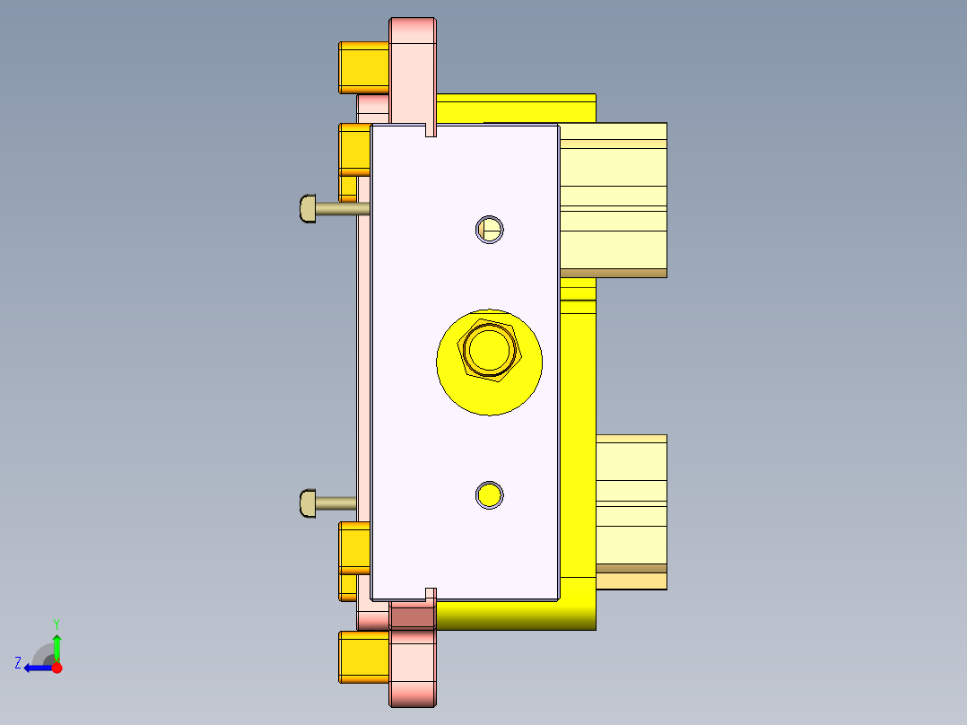 T305-CNC4笔记本CNC工装夹具三维模型-0507右视图