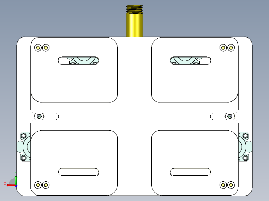 HAZEL-C-笔记本CNC工装夹具三维模型CNC7-0618后视图