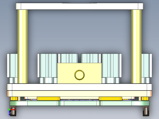 HAZEL-C-笔记本CNC工装夹具三维模型CNC7-0618俯视缩略图