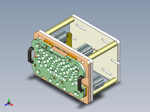 HAZEL-C-笔记本CNC工装夹具三维模型CNC7-0618正等轴测缩略图