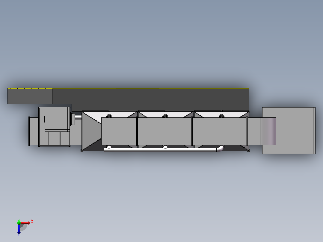 RCO活性炭吸附催化燃烧设备sw20可编辑俯视图