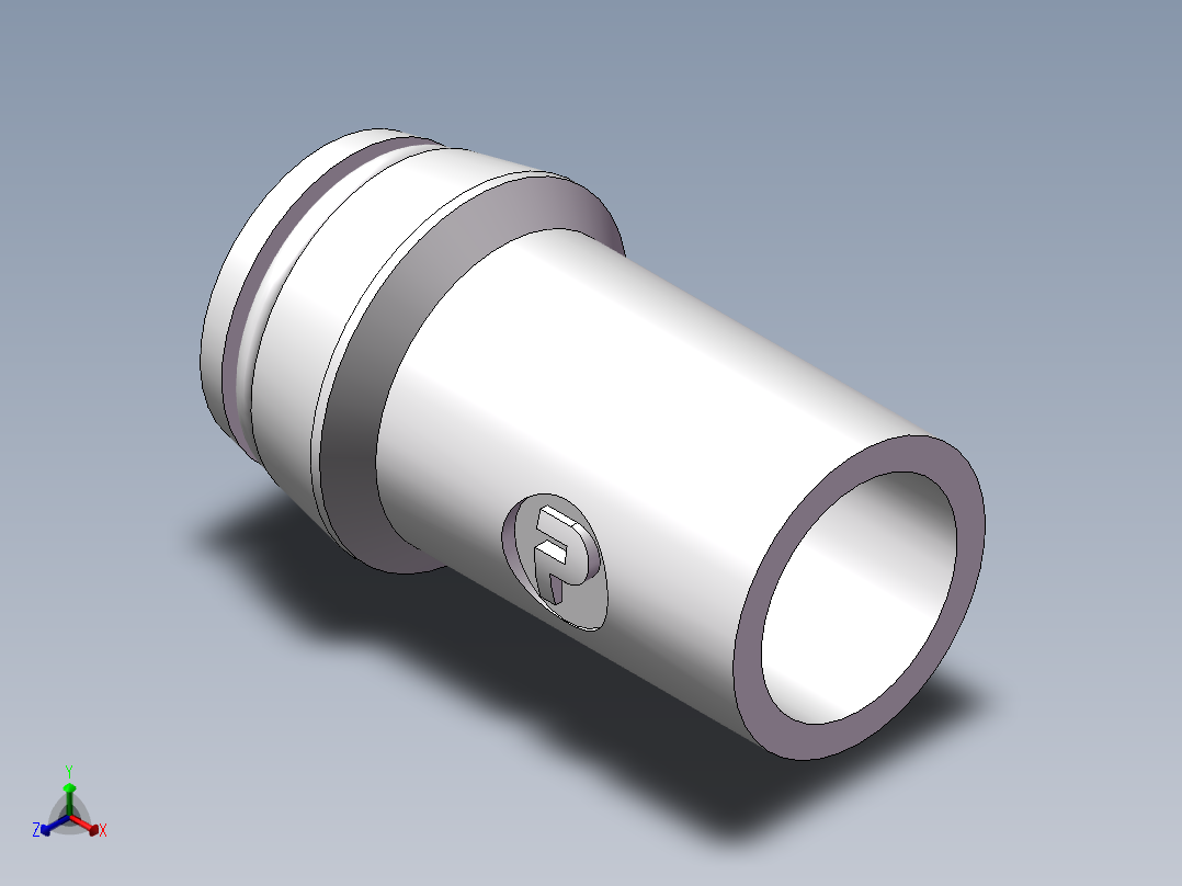 90度焊接接头、SKA18X2正等轴测图