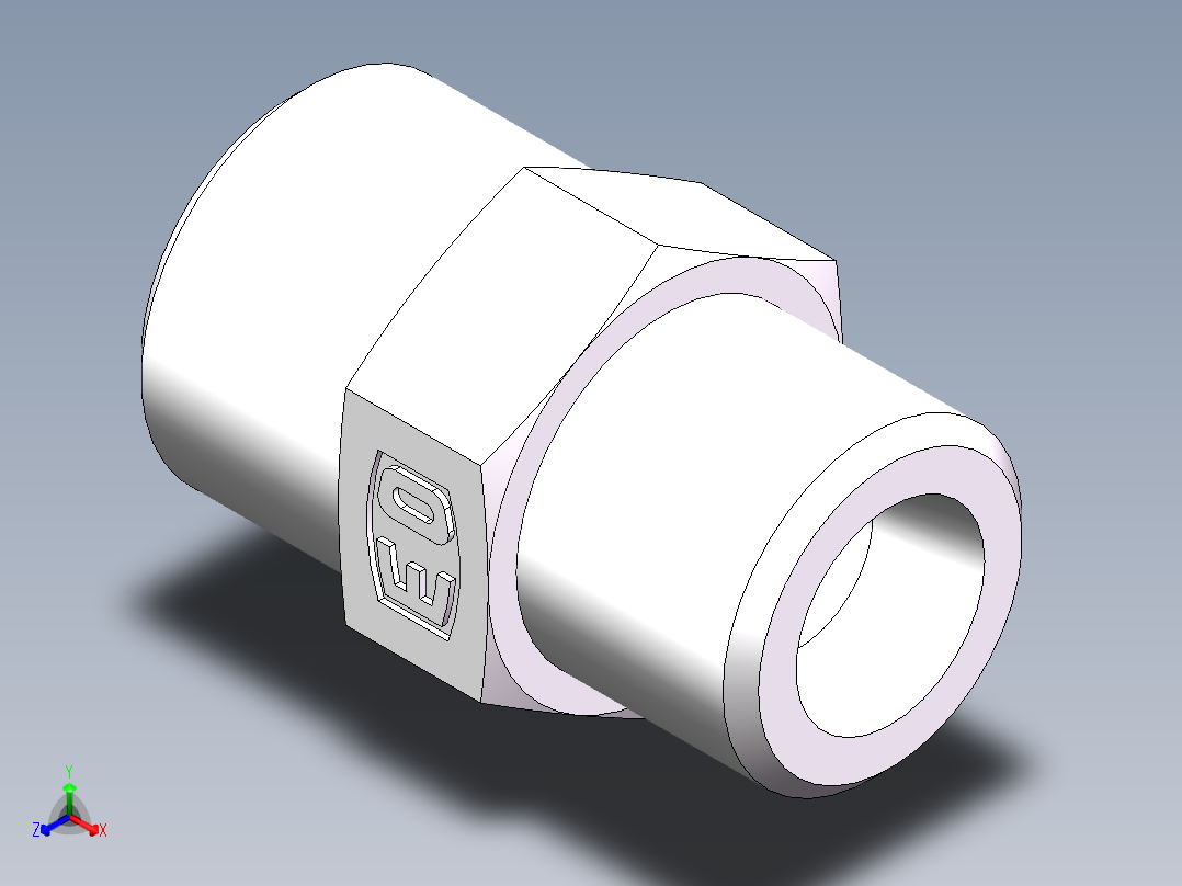 直通变径-GR、1D-16-18主视图