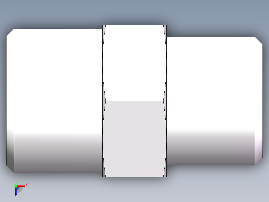 直通变径-GR、1D-16-18俯视图