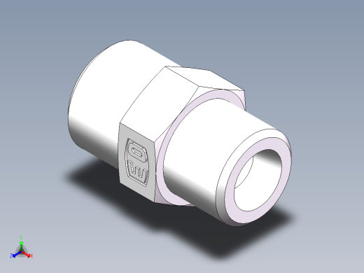 直通变径-GR、1D-16-18正等轴测缩略图