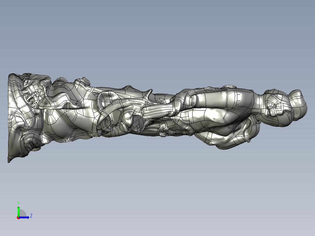 人体模型(110)左视图
