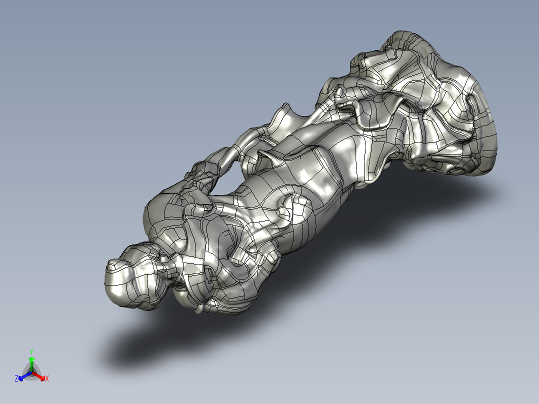 人体模型(110)正等轴测图