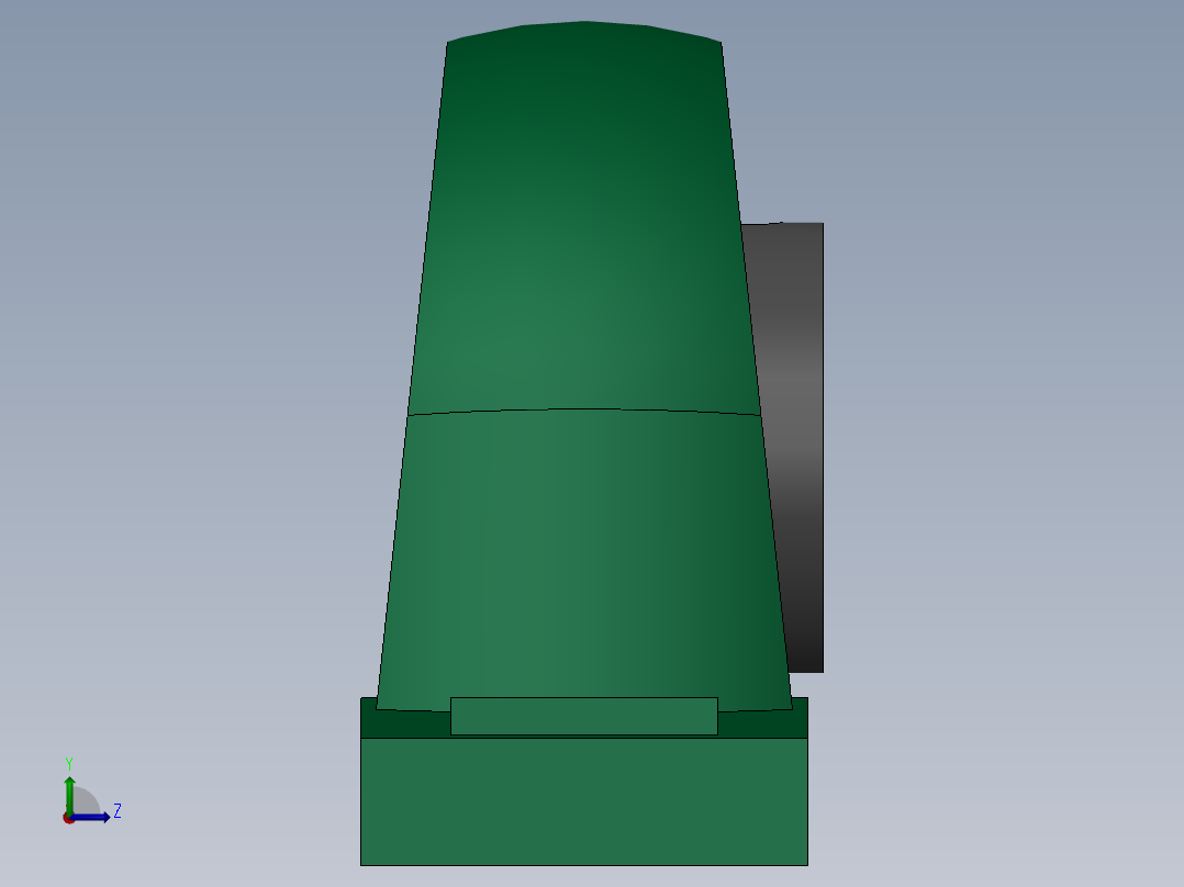 带立式座轴承UCP210[GB／T7810-1995]左视图