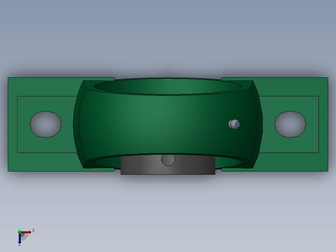 带立式座轴承UCP210[GB／T7810-1995]俯视图