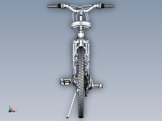 Solidworks建模自行车前视缩略图