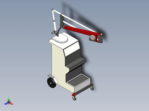轮式移动焊接支架