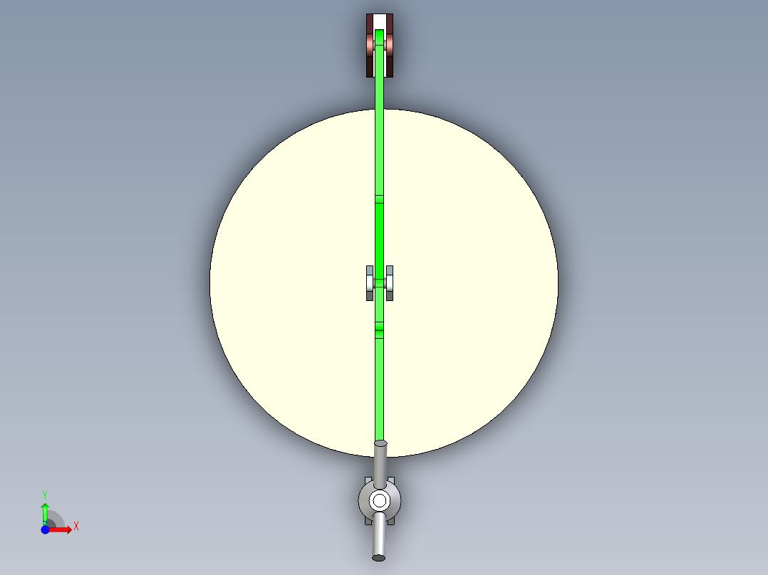 人孔manhole-of-filter-1 2 STP前视图