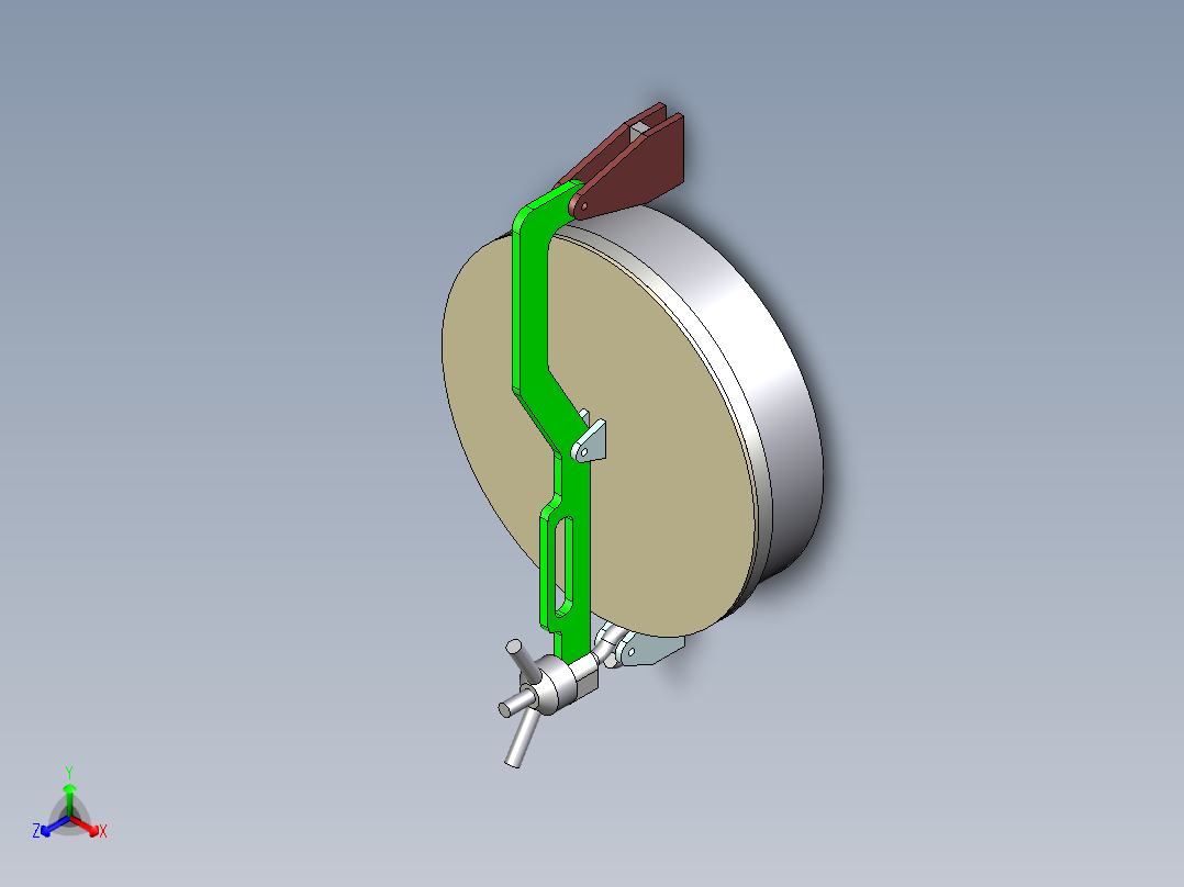 人孔manhole-of-filter-1 2 STP正等轴测图
