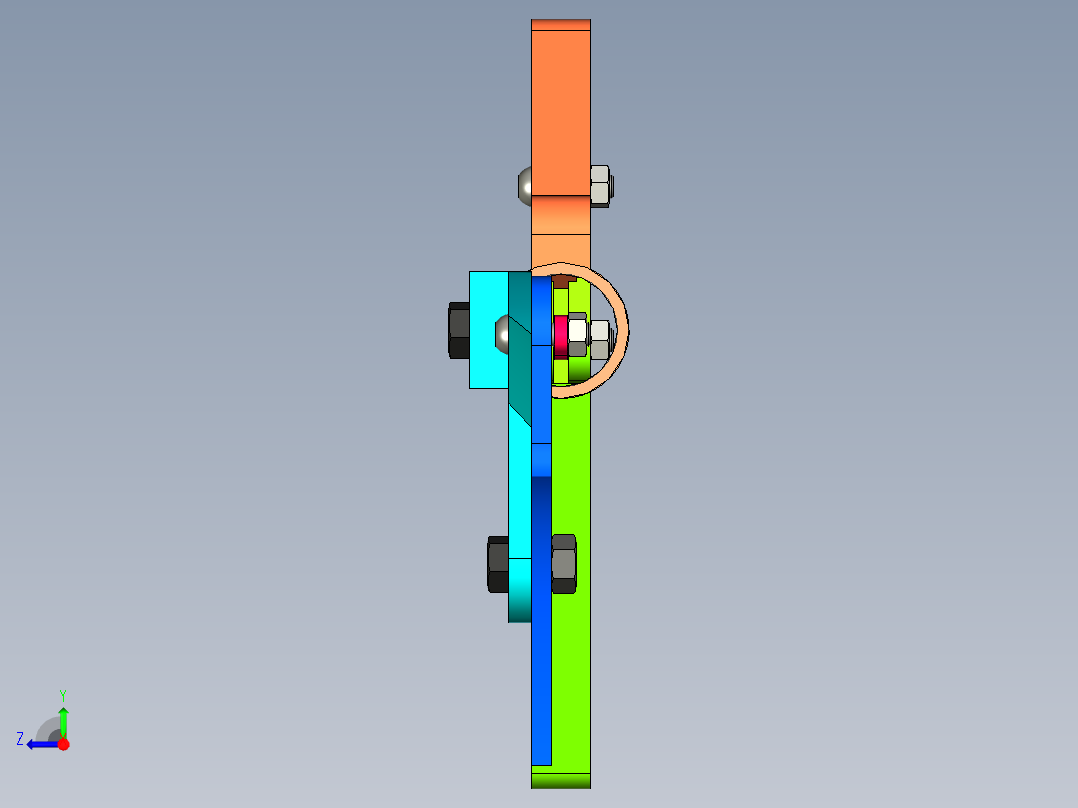 长柄剪枝器右视图