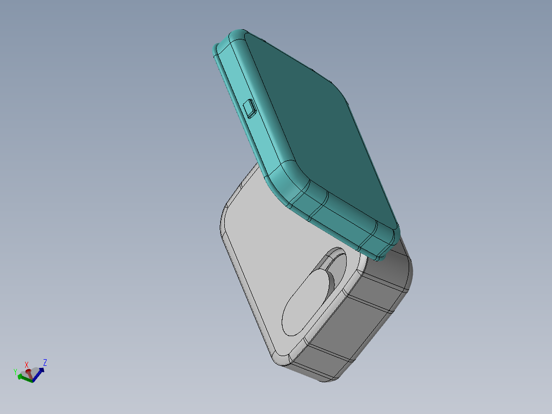 薄荷糖罐主视图