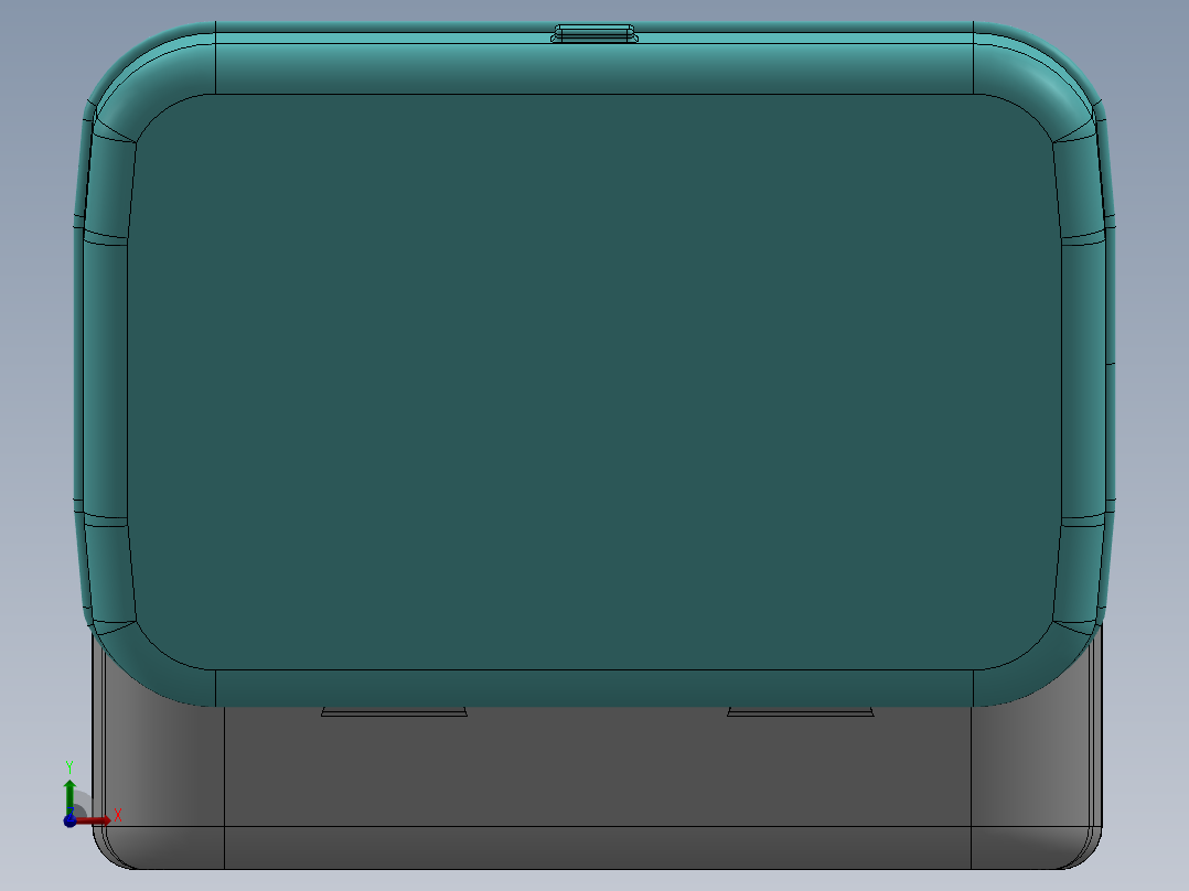 薄荷糖罐前视图