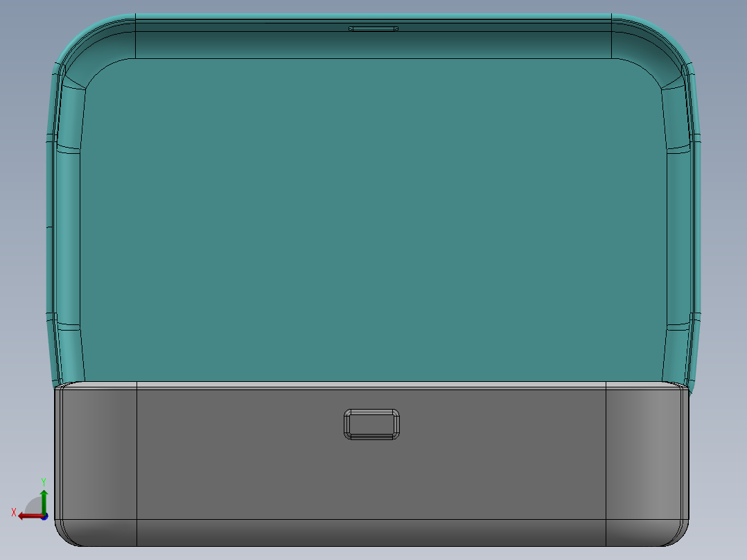 薄荷糖罐后视图