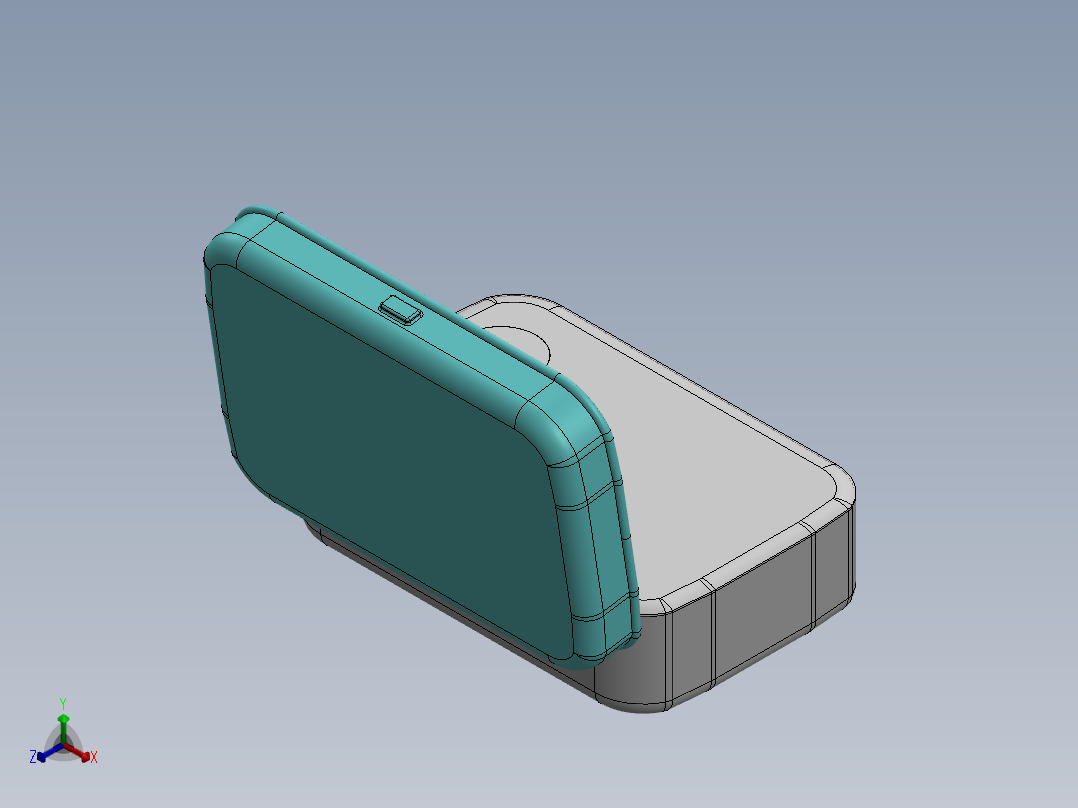 薄荷糖罐正等轴测图