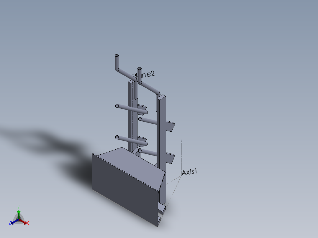 珊瑚礁（截面）- 公制正等轴测图